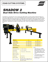 Download ESAB Shadow 2 Product Data Sheet (Adobe Acrobat Reader required)